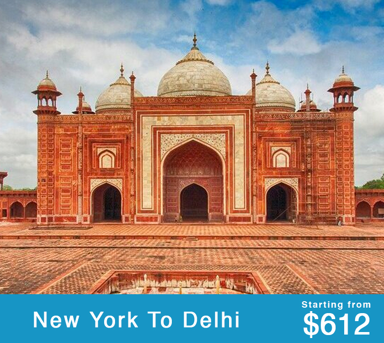 Book flights from New York to Delhi